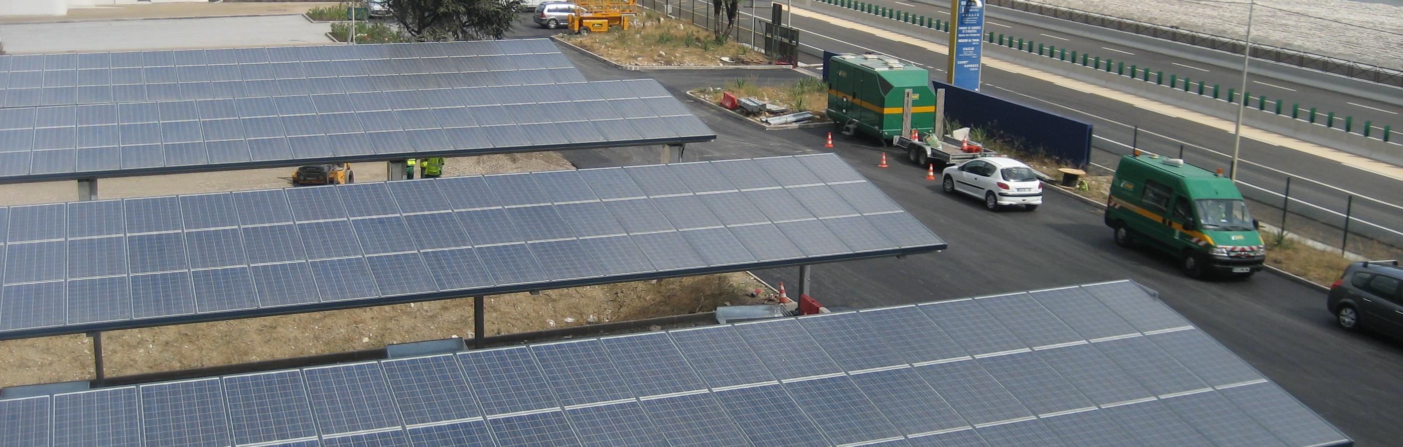 Ombrières de Parking Photovoltaïques Coruscant