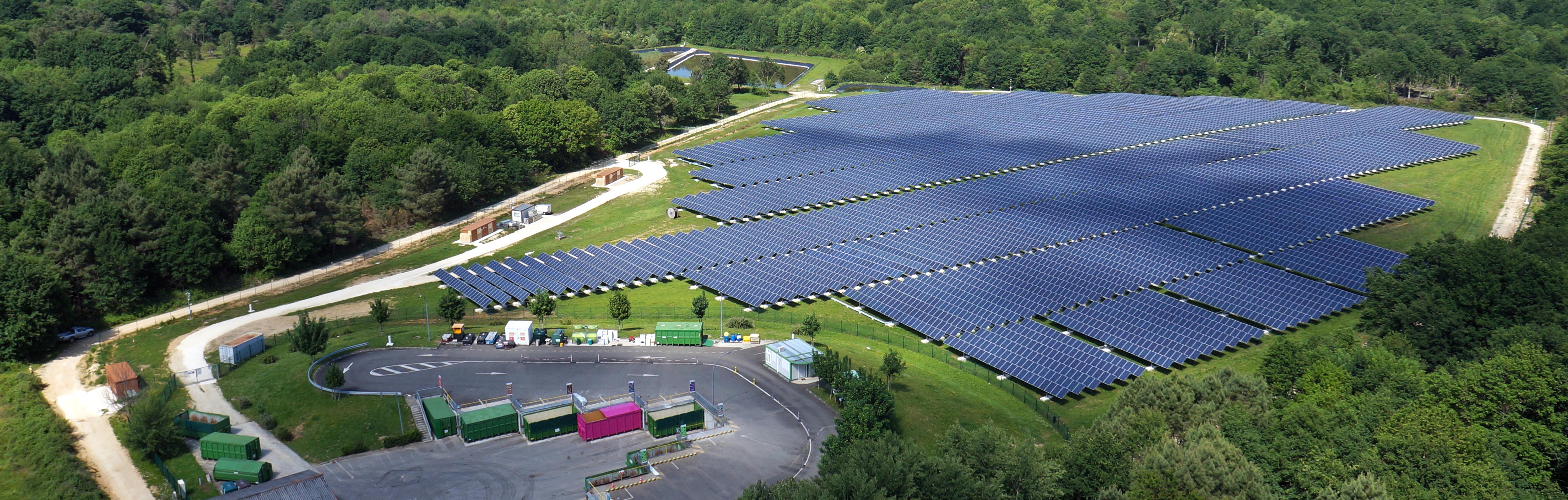 Centrale photovoltïque au sol de Dirac